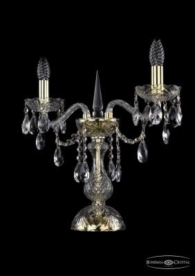 Настольная лампа  Bohemia Ivele Crystal  арт. 1415L/2/141-39/G