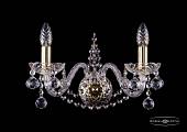 Бра  Bohemia Ivele Crystal  арт. 1411B/2/160/G/Balls